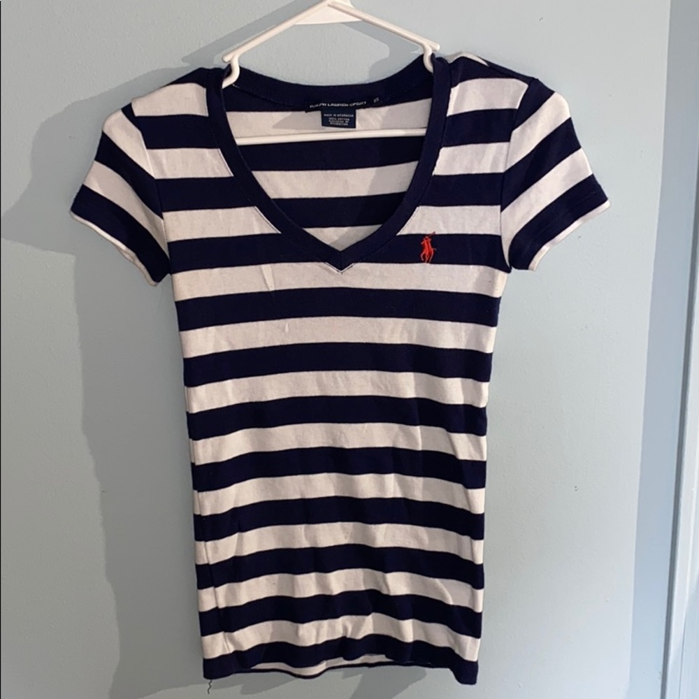 RL Short sleeve V neck